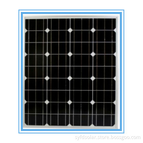 High Efficiency and Good Quality TUV IEC CE RoHS Certified 70W Mono Solar Panel/PV Solar Panel/Solar Module (SYFD70W-mono)